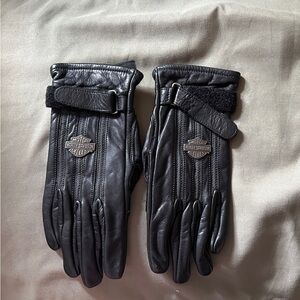 Harley Davidson  leather gloves small